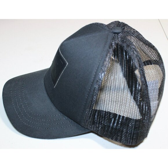 Helly Hansen Nord Mountain Print Trucker Hat Cap Black Snapback One size - Picture 3 of 7